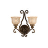 Crystorama Norwalk 16'' Sconce in Bronze Umber - Front View
