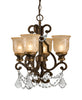 7504-BU-CL-MWP Norwalk 17'' Chandelier | Main Image