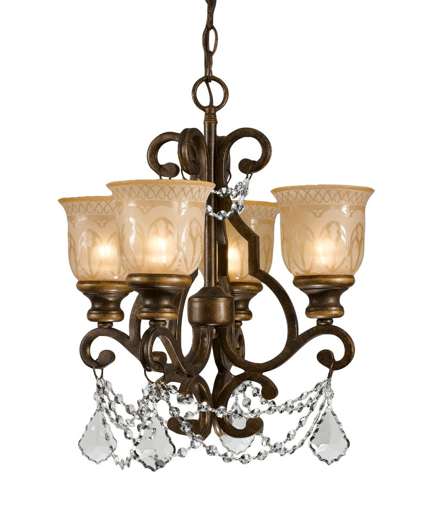 7504-BU-CL-MWP Norwalk 17'' Chandelier | Main Image