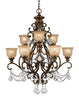 7509-BU-CL-MWP Norwalk 34'' Chandelier | Main Image