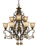 7509-BU-GT-MWP Norwalk 34'' Chandelier | Main Image