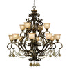 7512-BU-GT-MWP Norwalk 48'' Chandelier | Main Image