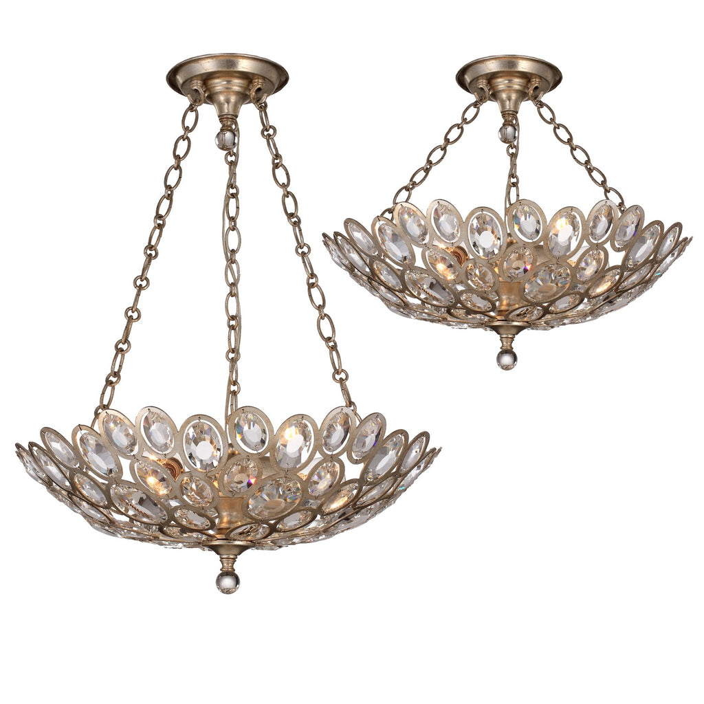 7584-DT Sterling 3 Light Chandelier | Alternate Image