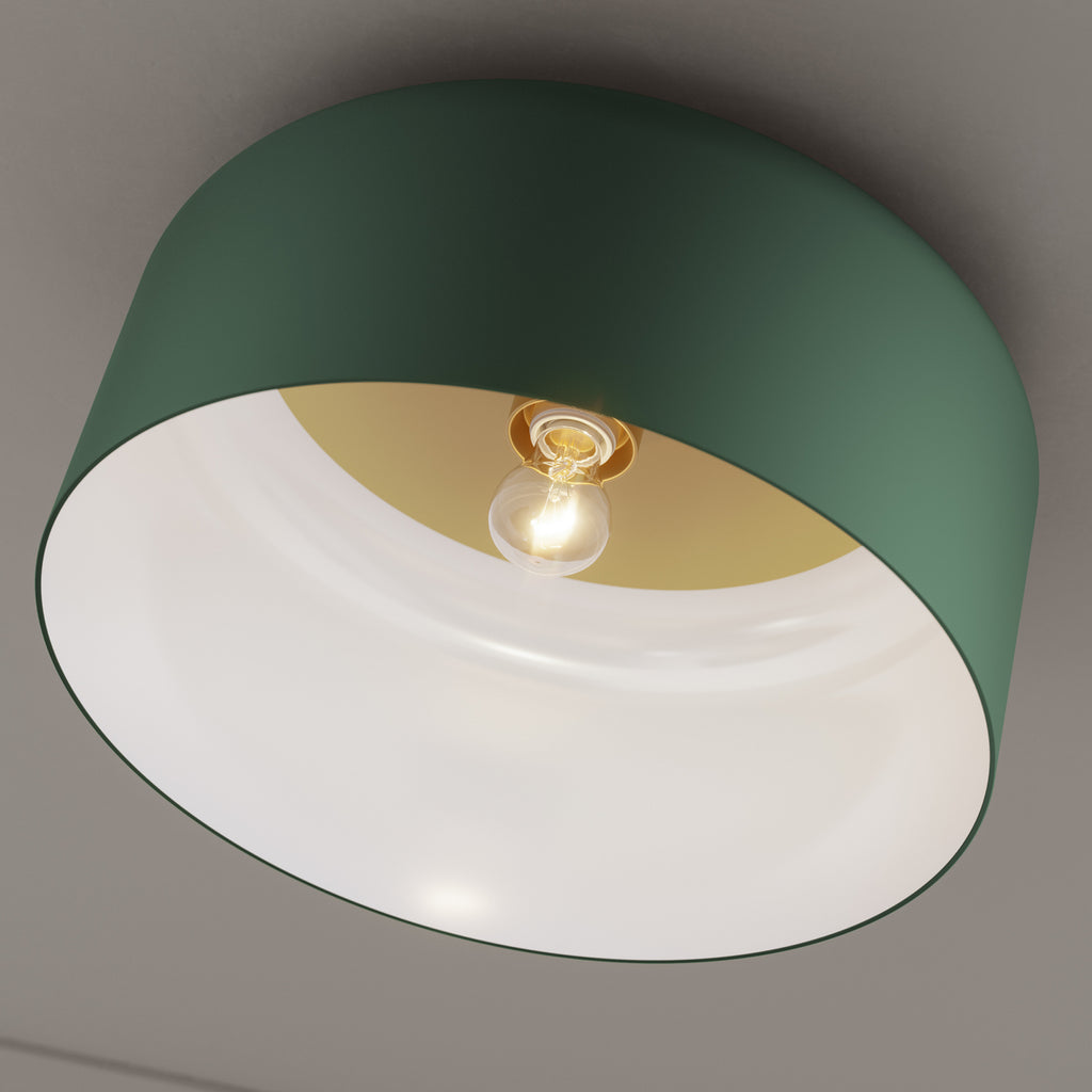 7705401-145 Malone 1 Light Flush | Alternate Image