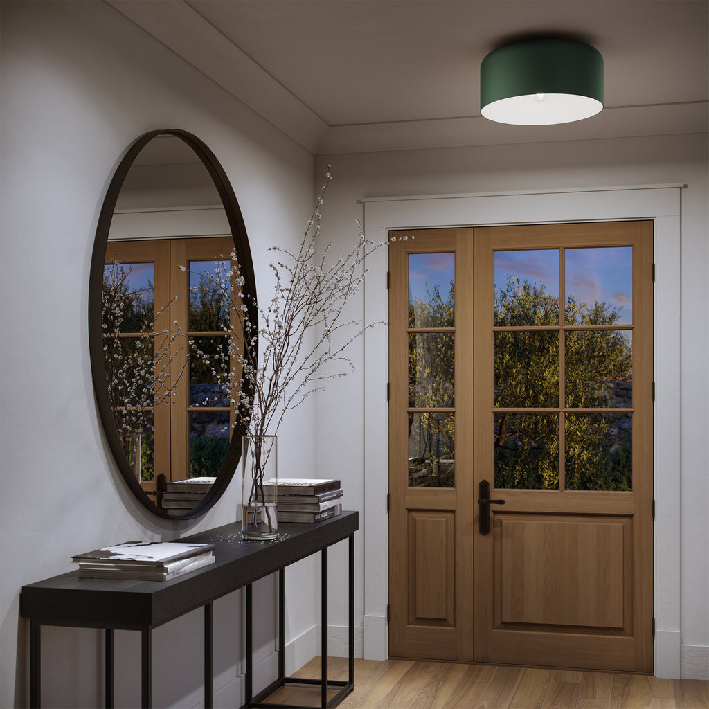 7705401-145 Malone 1 Light Flush | Lifestyle Image
