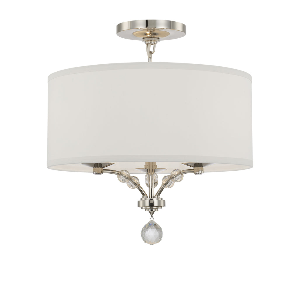 8005-PN_CEILING Mirage 18'' Semi Flush Mount | Main Image