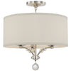 8005-PN_CEILING Mirage 3 Light Semi Flush Mount | Alternate Image