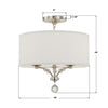 8005-PN_CEILING Mirage 18'' Semi Flush Mount | Dimensions Image