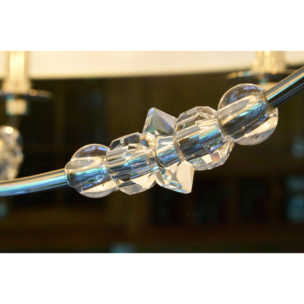 Crystorama Mirage 30'' Chandelier in Polished Nickel - Additional View