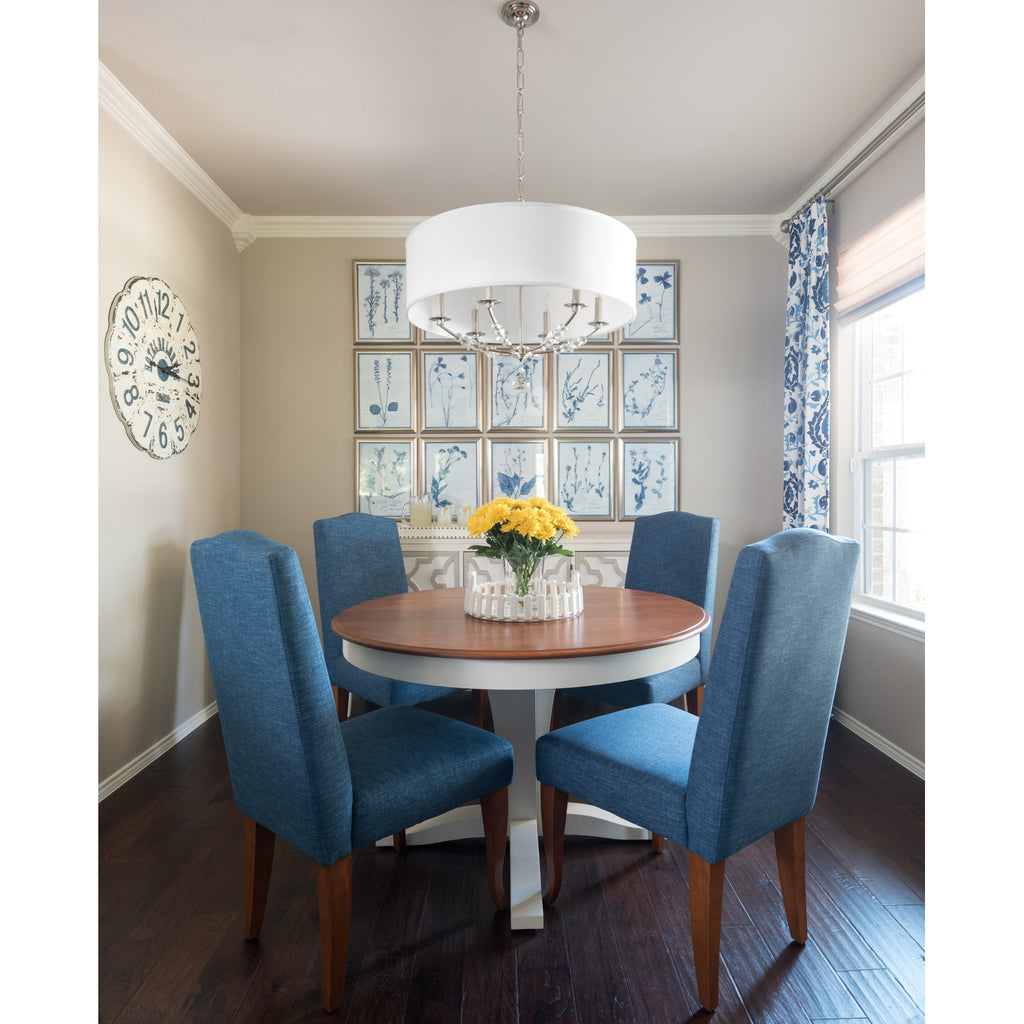 Crystorama Mirage 30'' Chandelier in Polished Nickel - Lifestyle View