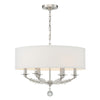 8016-PN Mirage 6 Light Chandelier | Main Image