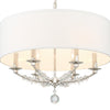 8016-PN Mirage 6 Light Chandelier | Alternate Image