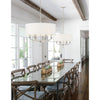 Crystorama Mirage 24'' Chandelier in Polished Nickel - Lifestyle View