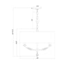 Crystorama Mirage 24'' Chandelier - Product Dimensions