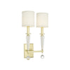 Crystorama Paxton 11.5'' Sconce in Aged Brass - Front View