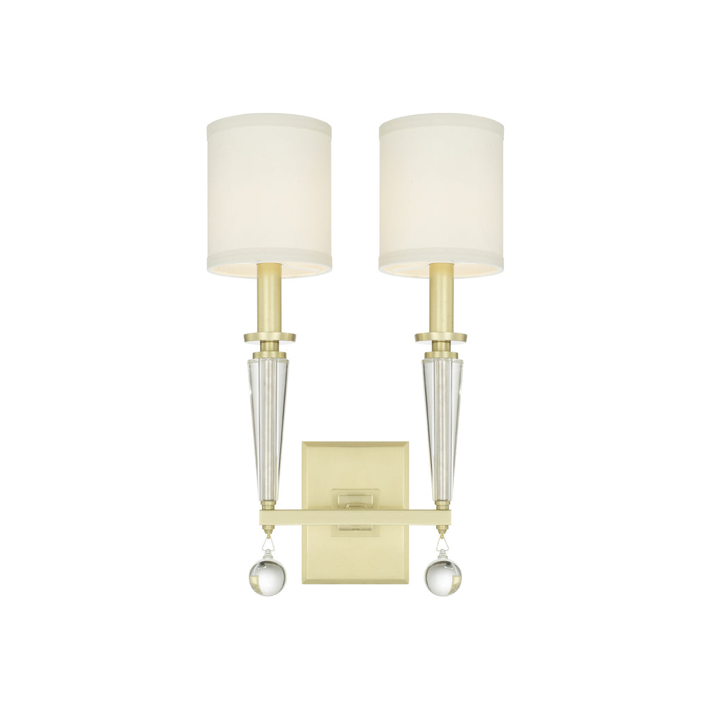 Crystorama Paxton 11.5'' Sconce in Aged Brass - Additional View