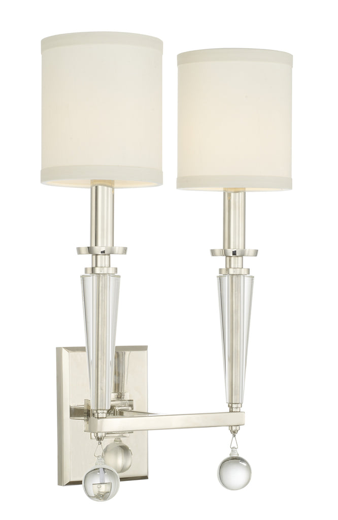 8102-PN Paxton 2 Light Sconce | Main Image