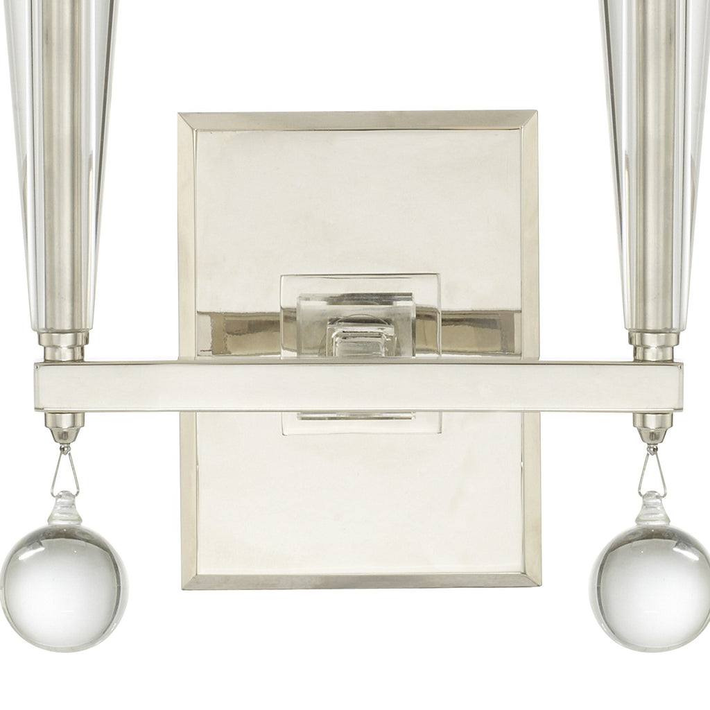 Crystorama-OPEN-BOX Paxton 2 Light Sconce in Polished Nickel - Additional View