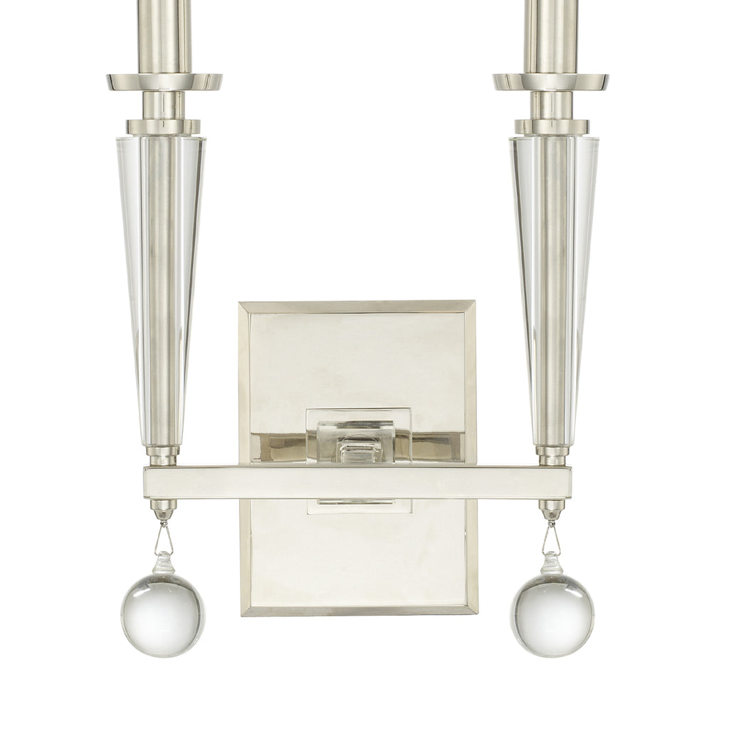 Crystorama-OPEN-BOX Paxton 2 Light Sconce in Polished Nickel - Additional View