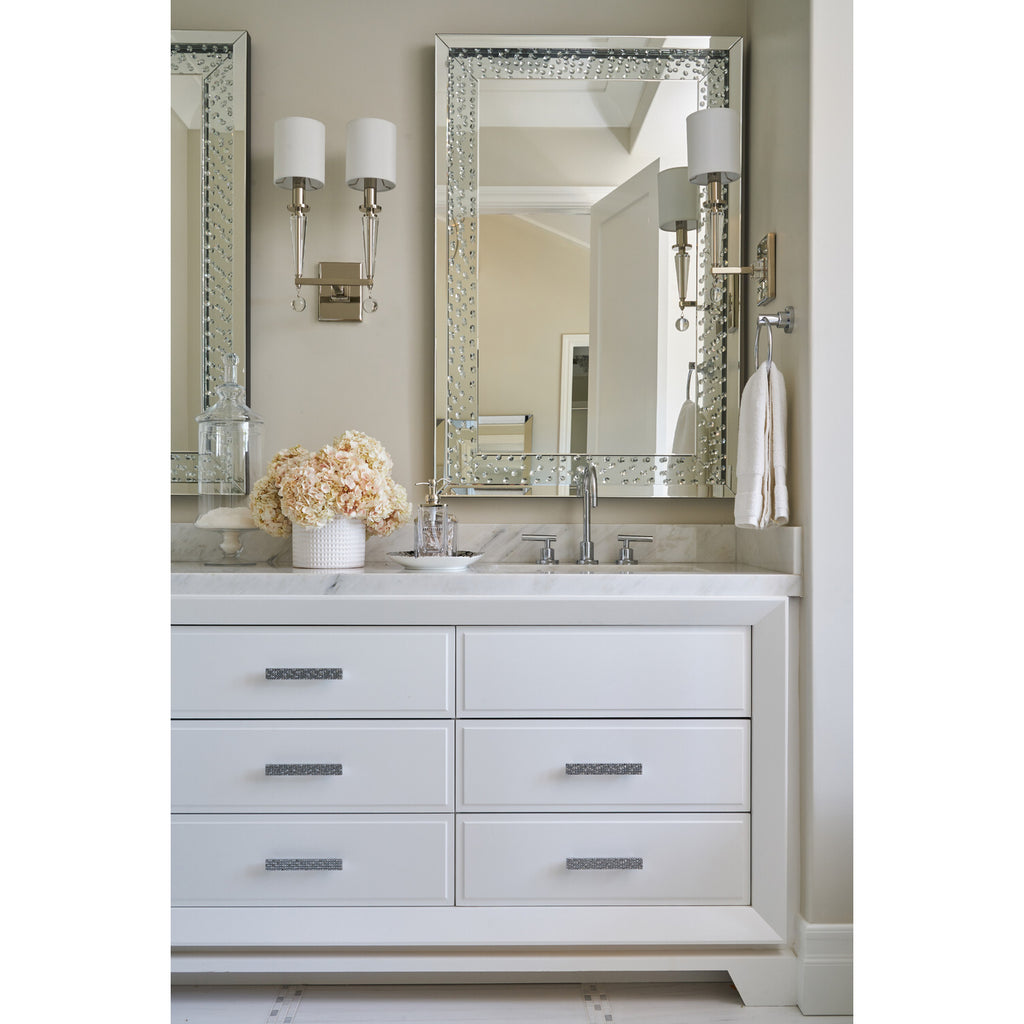 Crystorama-OPEN-BOX Paxton 2 Light Sconce in Polished Nickel - Lifestyle View