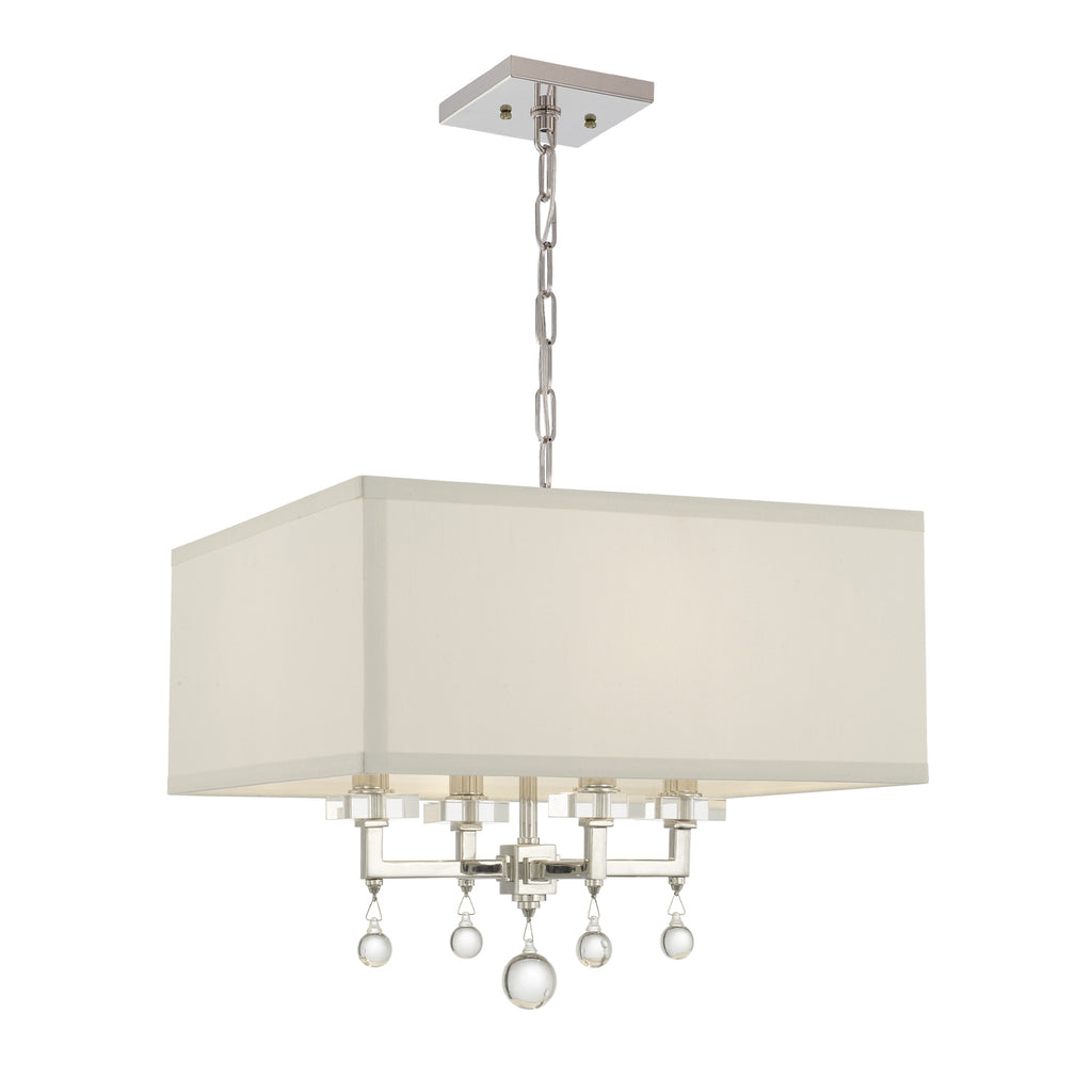 8105-PN Paxton 4 Light Chandelier | Main Image