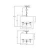 Crystorama Paxton 16'' Chandelier - Product Dimensions
