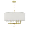 8116-AG Paxton 6 Light Chandelier | Main Image