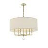Crystorama Paxton 25.5'' Chandelier in Aged Brass - Additional View