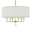 Crystorama Paxton 25.5'' Chandelier in Aged Brass - Additional View