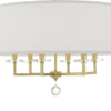 8116-AG Paxton 6 Light Chandelier | Alternate Image