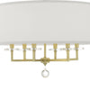 Crystorama Paxton 25.5'' Chandelier in Aged Brass - Additional View