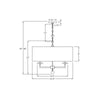 Crystorama Paxton 25.5'' Chandelier - Product Dimensions