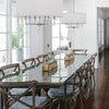 Crystorama Paxton 25.5'' Chandelier in Polished Nickel - Lifestyle View