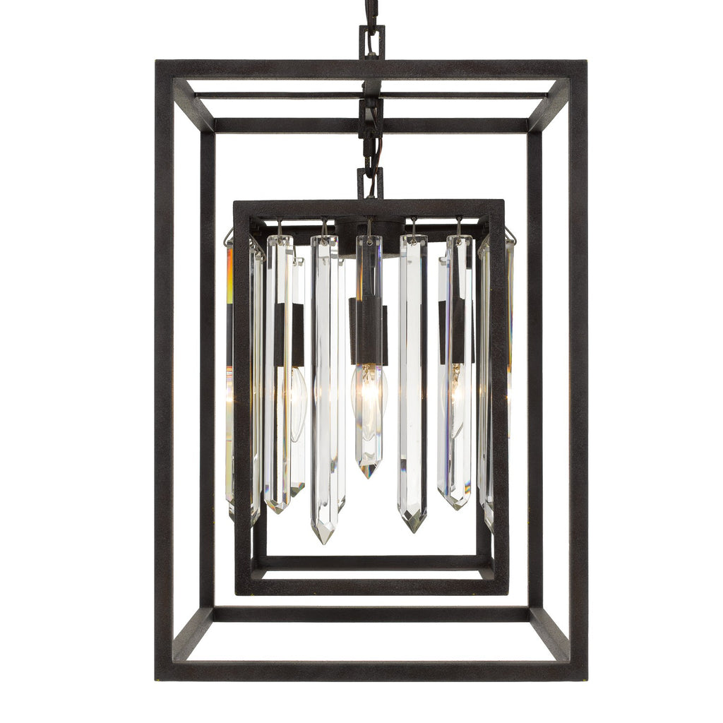 8404-FB Hollis 4 Light Lantern Chandelier | Alternate Image