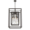 Crystorama Hollis 21'' Chandelier in Forged Bronze - Additional View