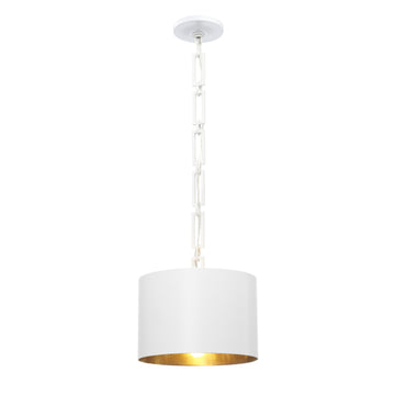 Matte White + Antique Gold