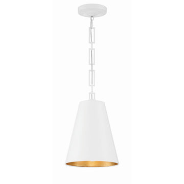 Matte White + Antique Gold