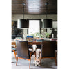 Crystorama Alston 20'' Pendant in Matte Black + White - Lifestyle View