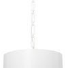 Crystorama Alston 20'' Pendant in Matte White + Antique Gold - Additional View