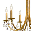 Crystorama Bridgehampton 26'' Chandelier in Antique Gold - Additional View