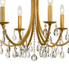 Crystorama Bridgehampton 26'' Chandelier in Antique Gold - Additional View