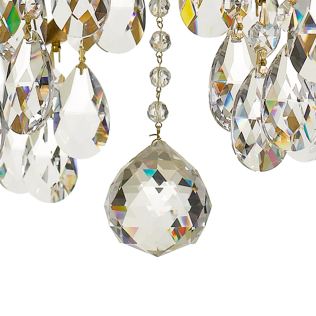 Crystorama Bridgehampton 28'' Chandelier in Antique Gold - Additional View