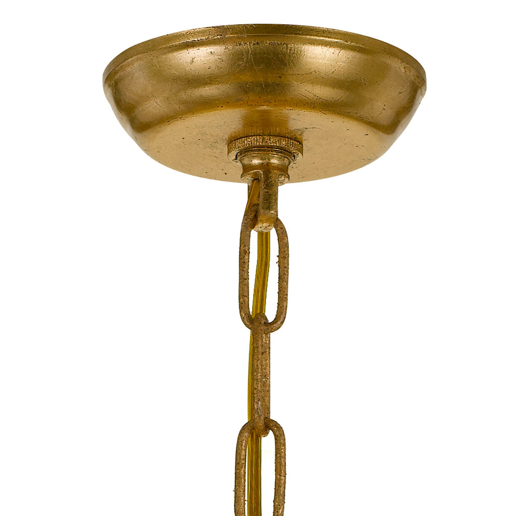 Crystorama Bridgehampton 28'' Chandelier in Antique Gold - Additional View