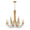 8829-GA-CL-MWP Bridgehampton 12 Light Chandelier | Main Image