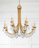 8829-GA-CL-MWP Bridgehampton 12 Light Chandelier | Lifestyle Image