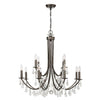 8829-VZ-CL-MWP Bridgehampton 12 Light Chandelier | Main Image