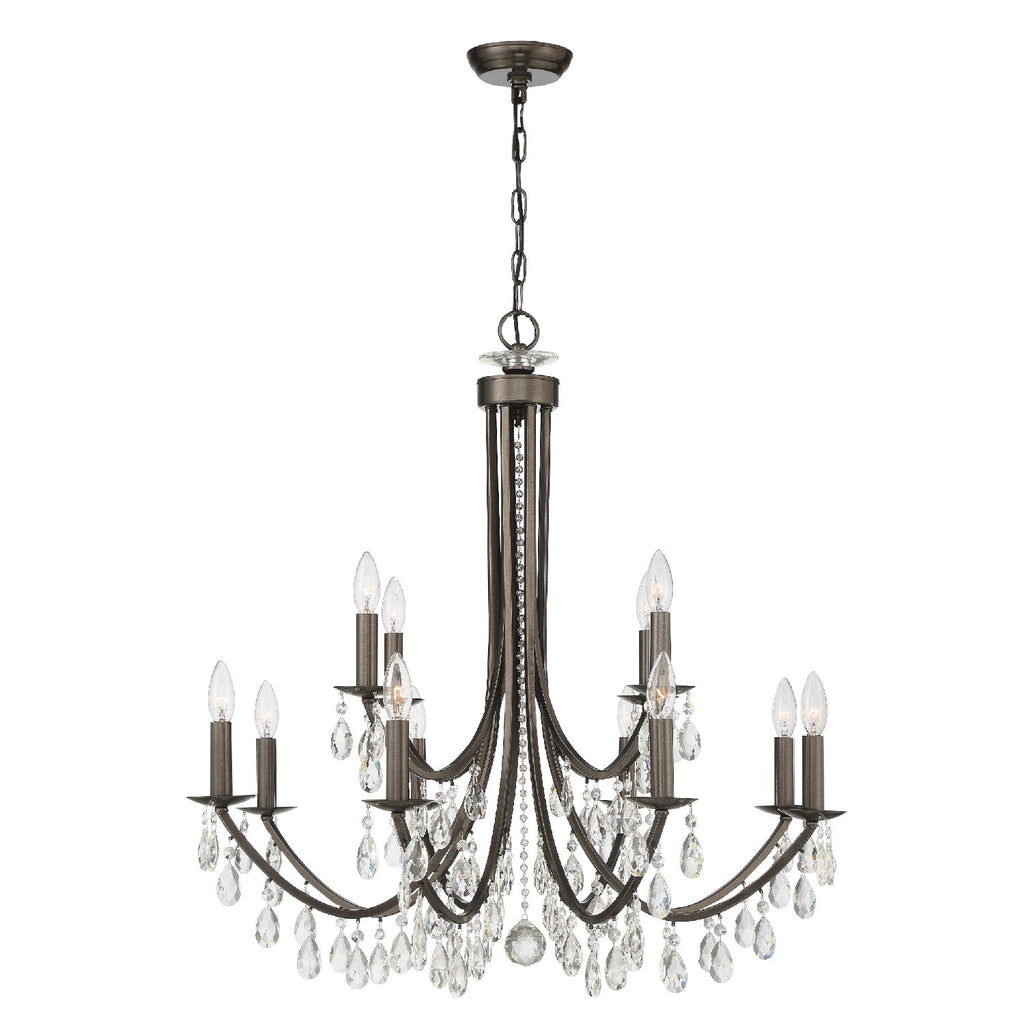 8829-VZ-CL-MWP Bridgehampton 12 Light Chandelier | Main Image