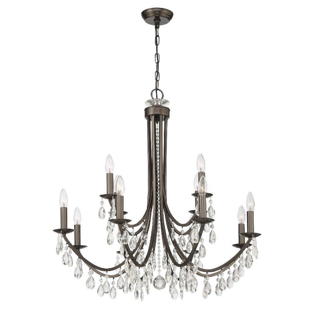 8829-VZ-CL-MWP Bridgehampton 12 Light Chandelier | Alternate Image