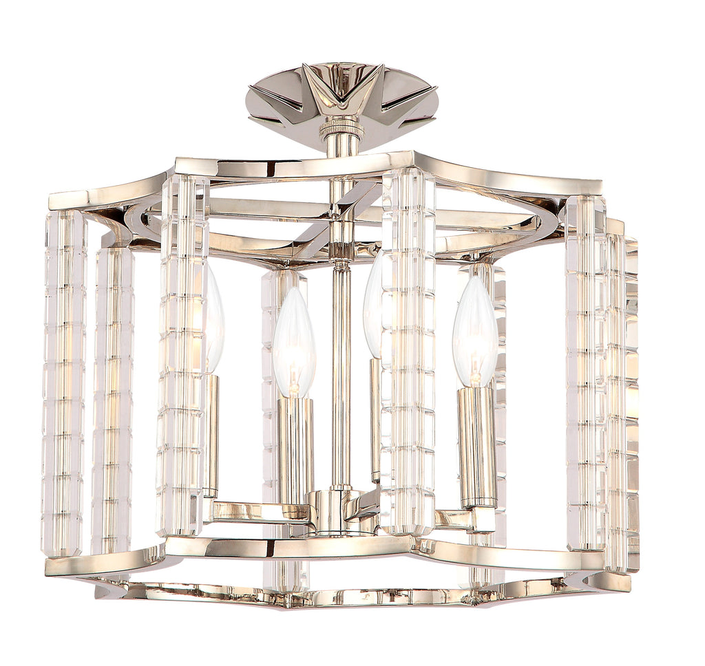 8854-PN_CEILING Carson 16'' Semi Flush Mount | Main Image