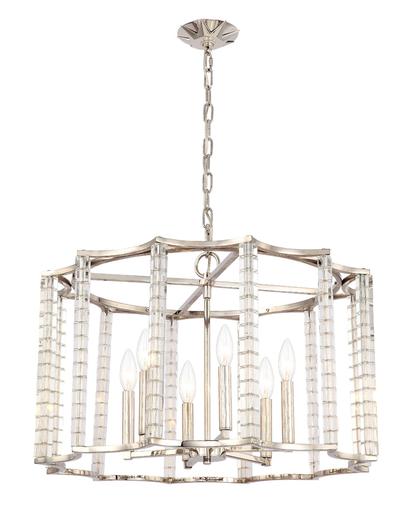 8856-PN Carson 28'' Chandelier | Main Image